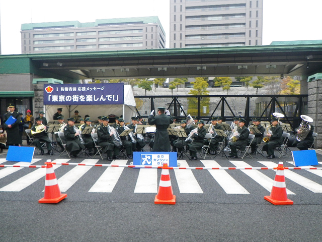 陸上自衛隊の音楽隊の皆さん