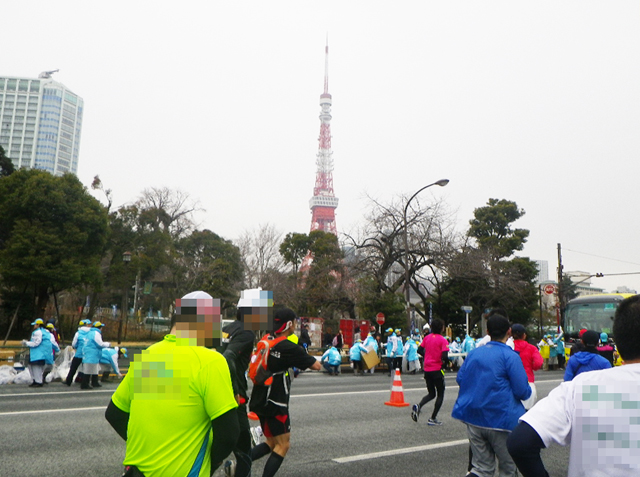 約18km地点の東京タワー