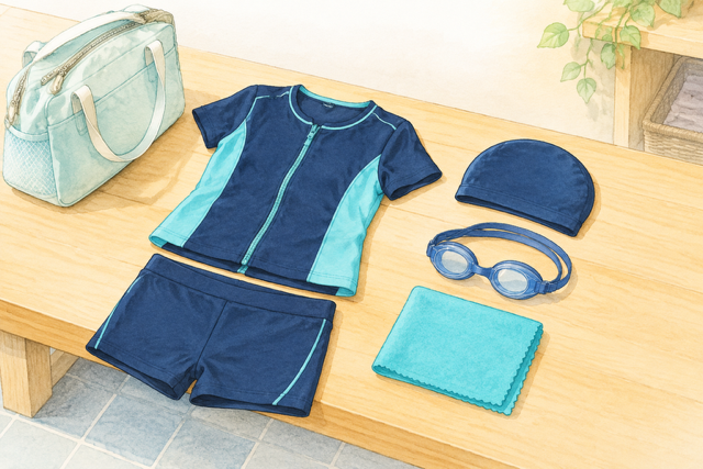 フィットネス用の水着